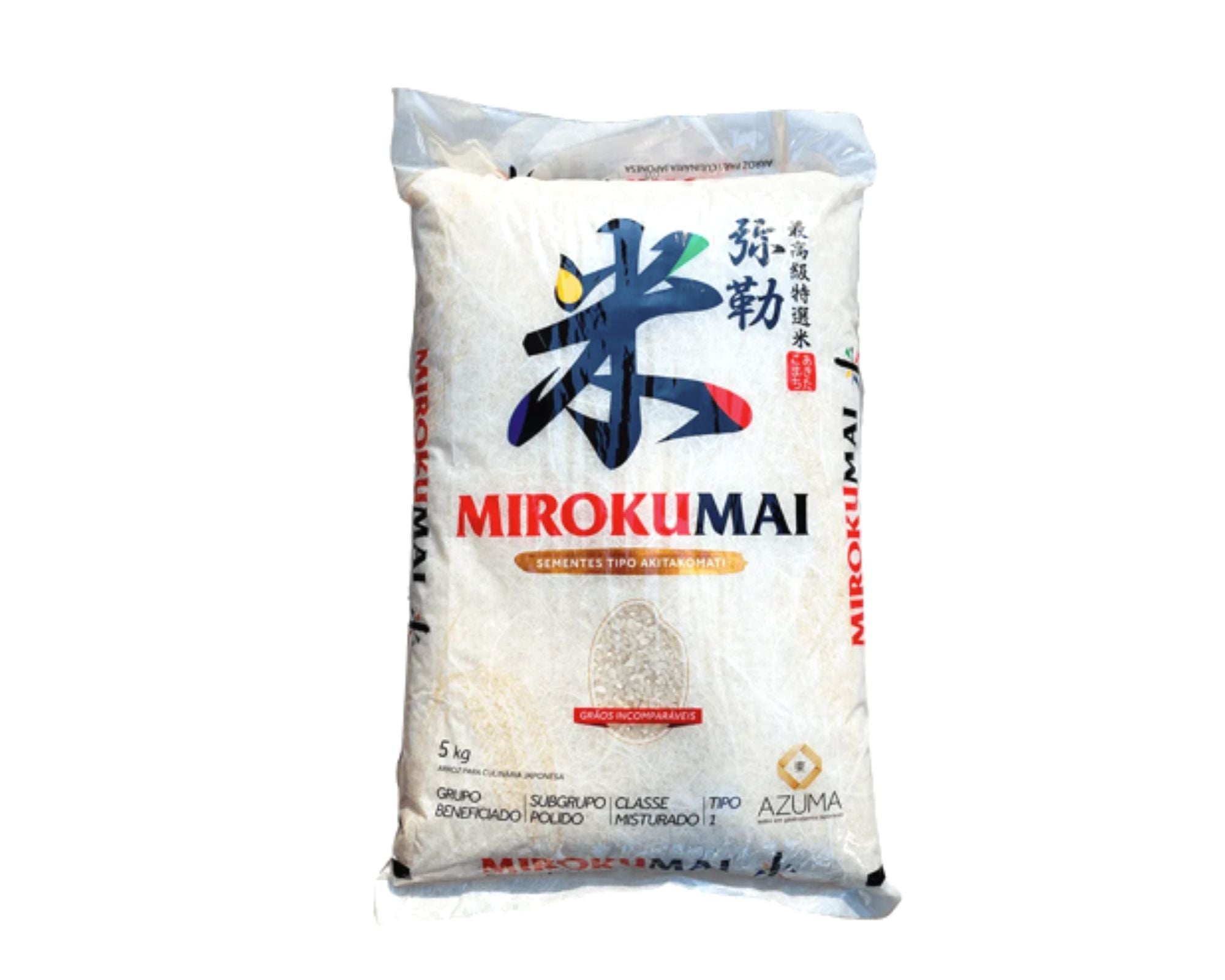 Arroz Branco Mirokumai Grão Curto - 5 Kg