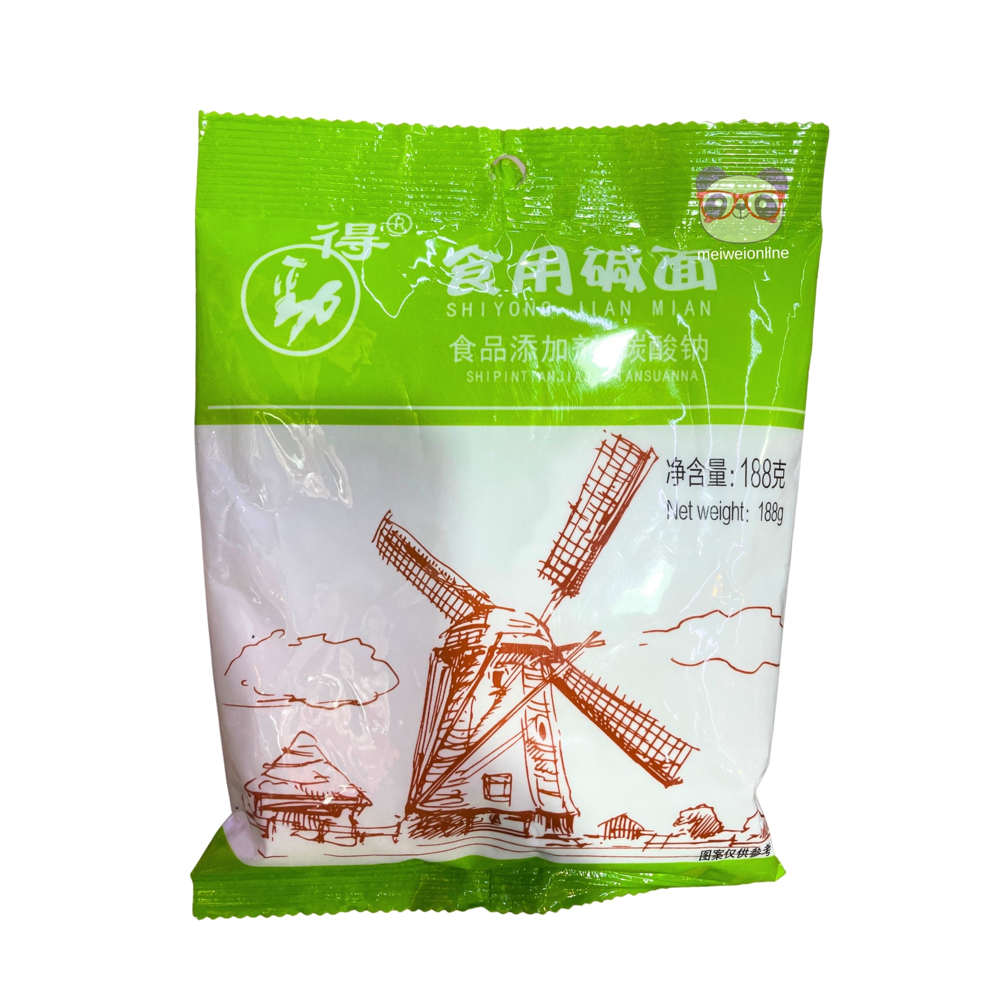 Pó alcalino comestível (bicarbonato de sódio) - Shiyong Jian Mian 188g