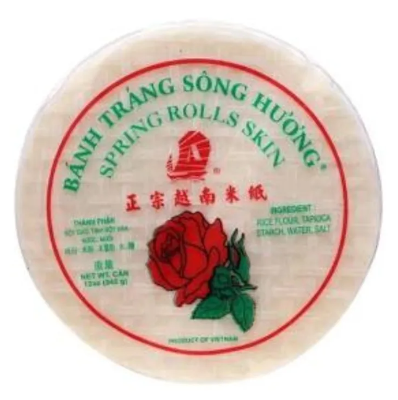 Papel De Arroz Harumaki Rolinho Primavera - Cock Brand 340g