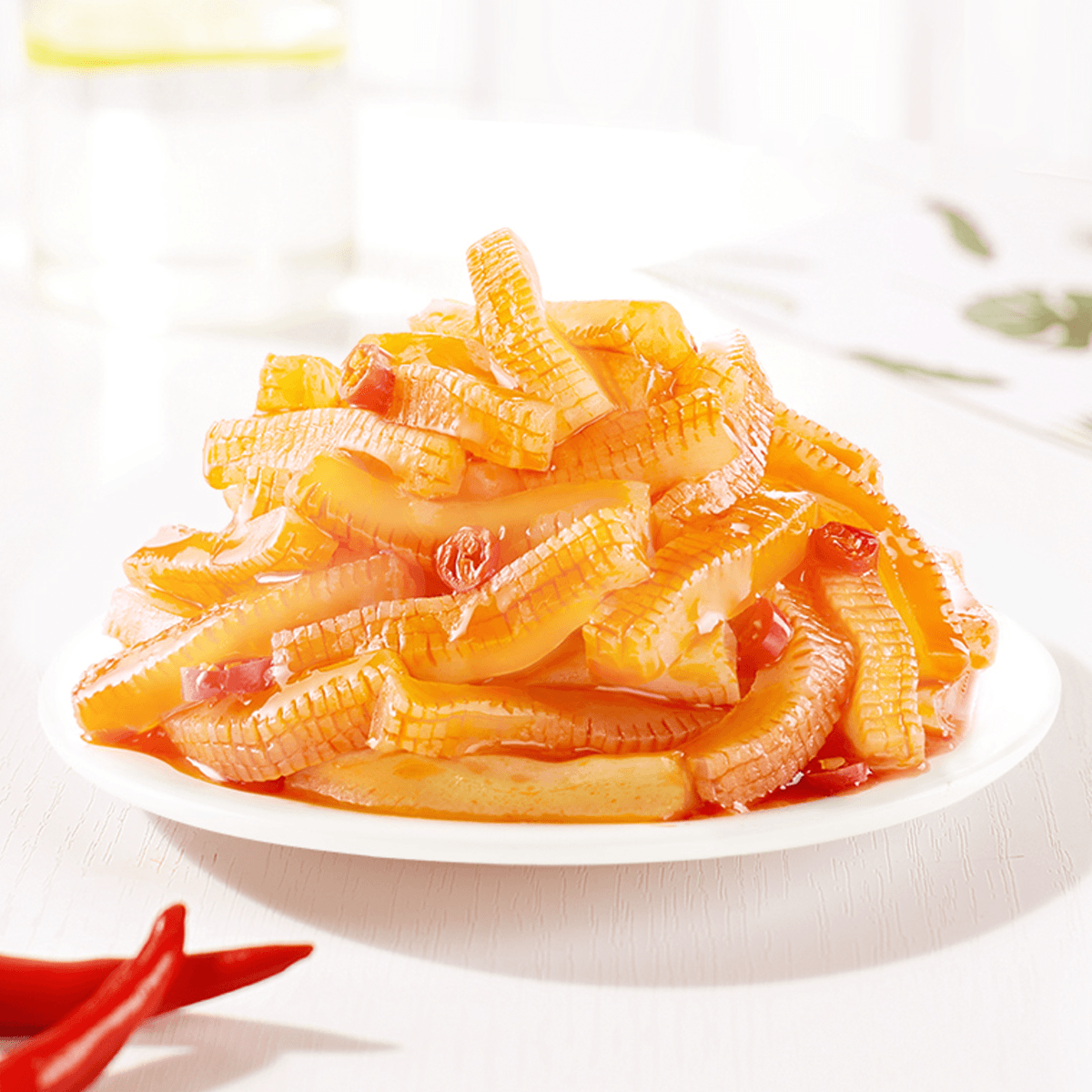 Tiras de konjac apimentado - WeiLong 80g