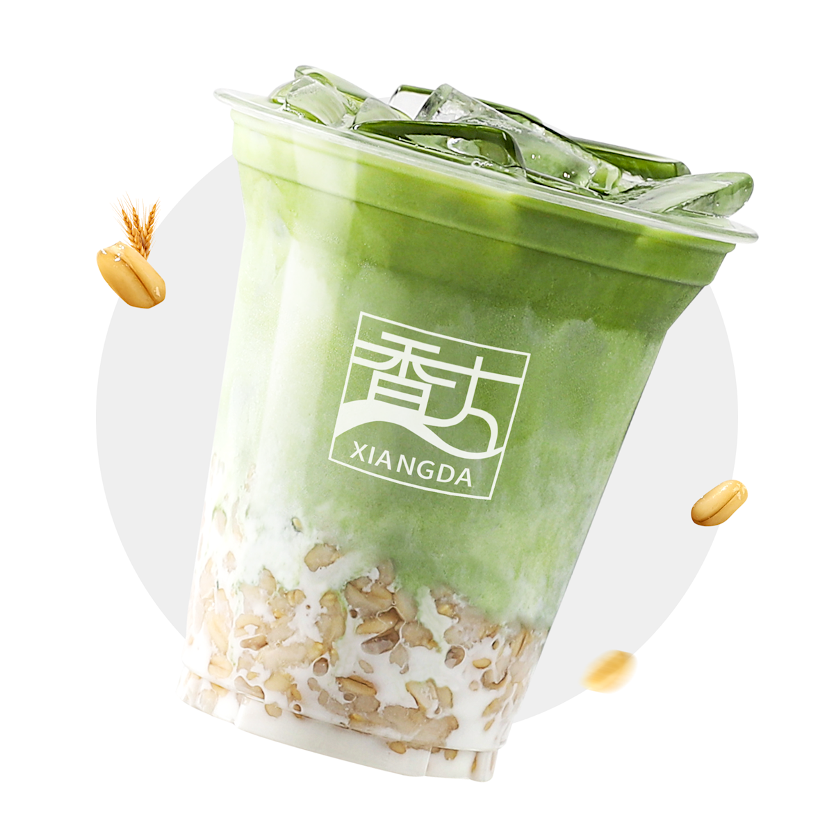 Bebida sólida sabor Matcha em pó - XiangDa 500g