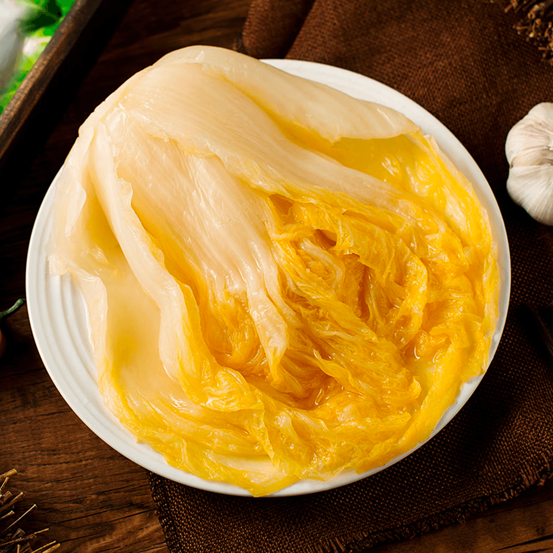 Repolho chinês em conserva (Suan Cai) - Cui Hua 750g