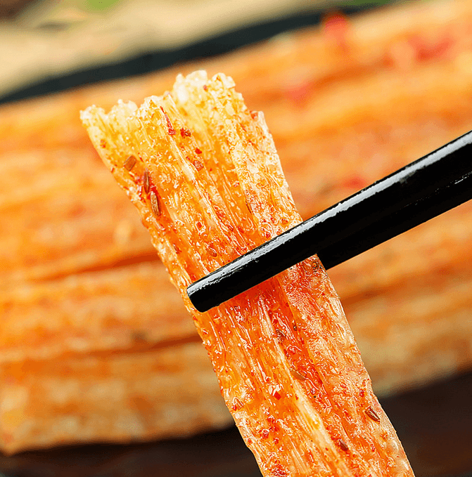 Tiras de glúten picantes WeiLong 106g -辣条