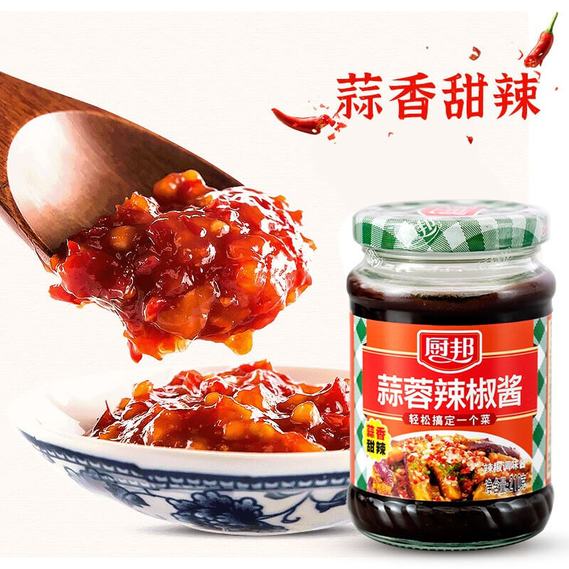 Molho de pimenta e alho - Chubang 210g