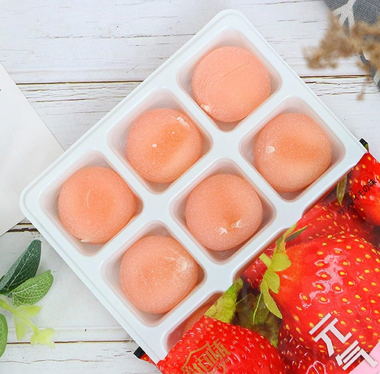 Mochi recheado sabor morango - Yuanqi Wanzi 180g