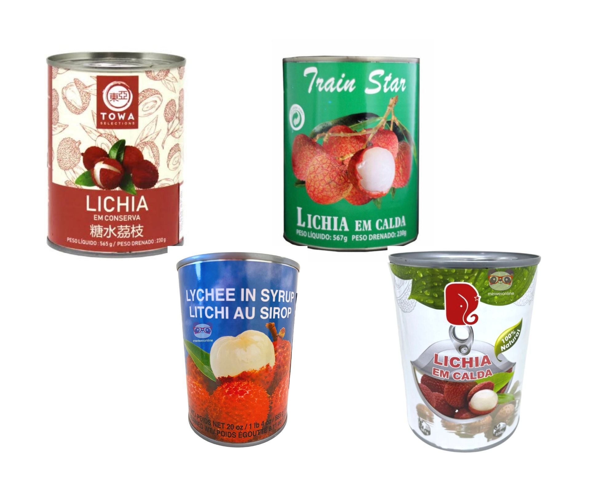 Lichia em calda - Fujian 565g