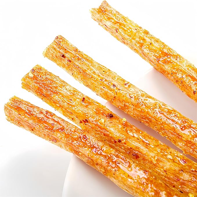 Tiras de glúten picante sabor frango - XianGe 105g