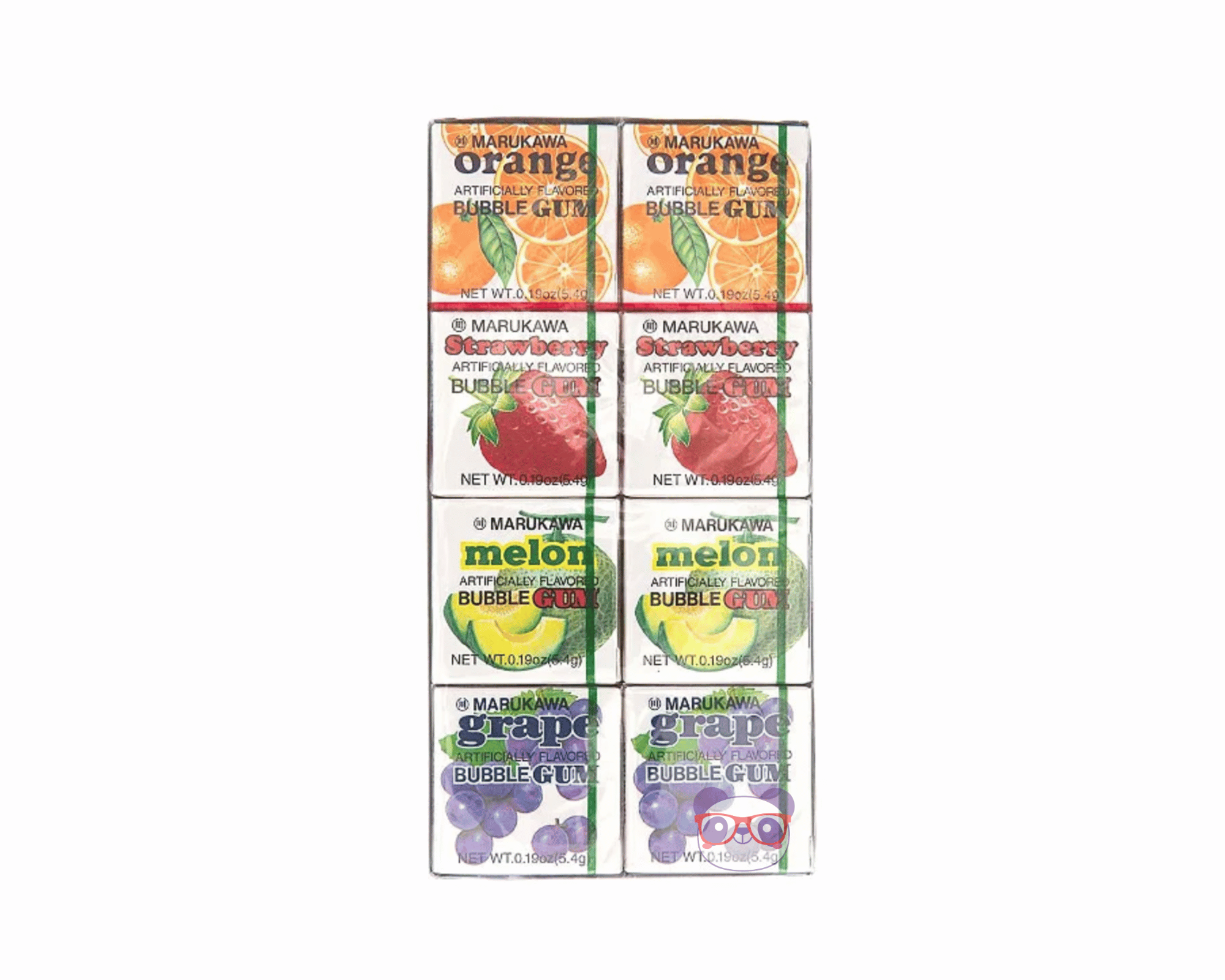 Goma de mascar (chiclete) sabores sortidos Fusen Gum - Marukawa 43g