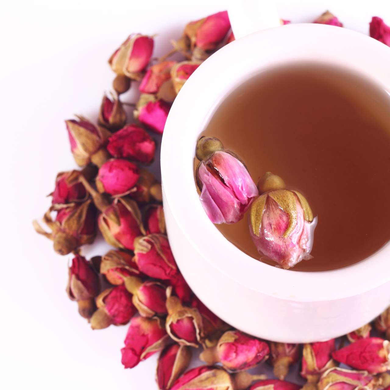 Rosas em botão desidratadas - Guangdong 100g