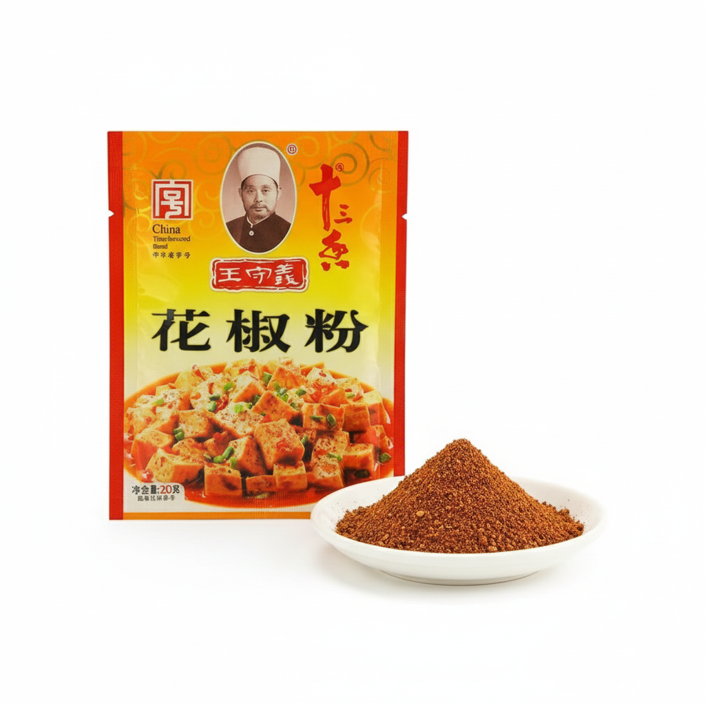 Pimenta Hua Jiao de Sichuan em pó(王守义花椒粉)- Ling Feng 20g