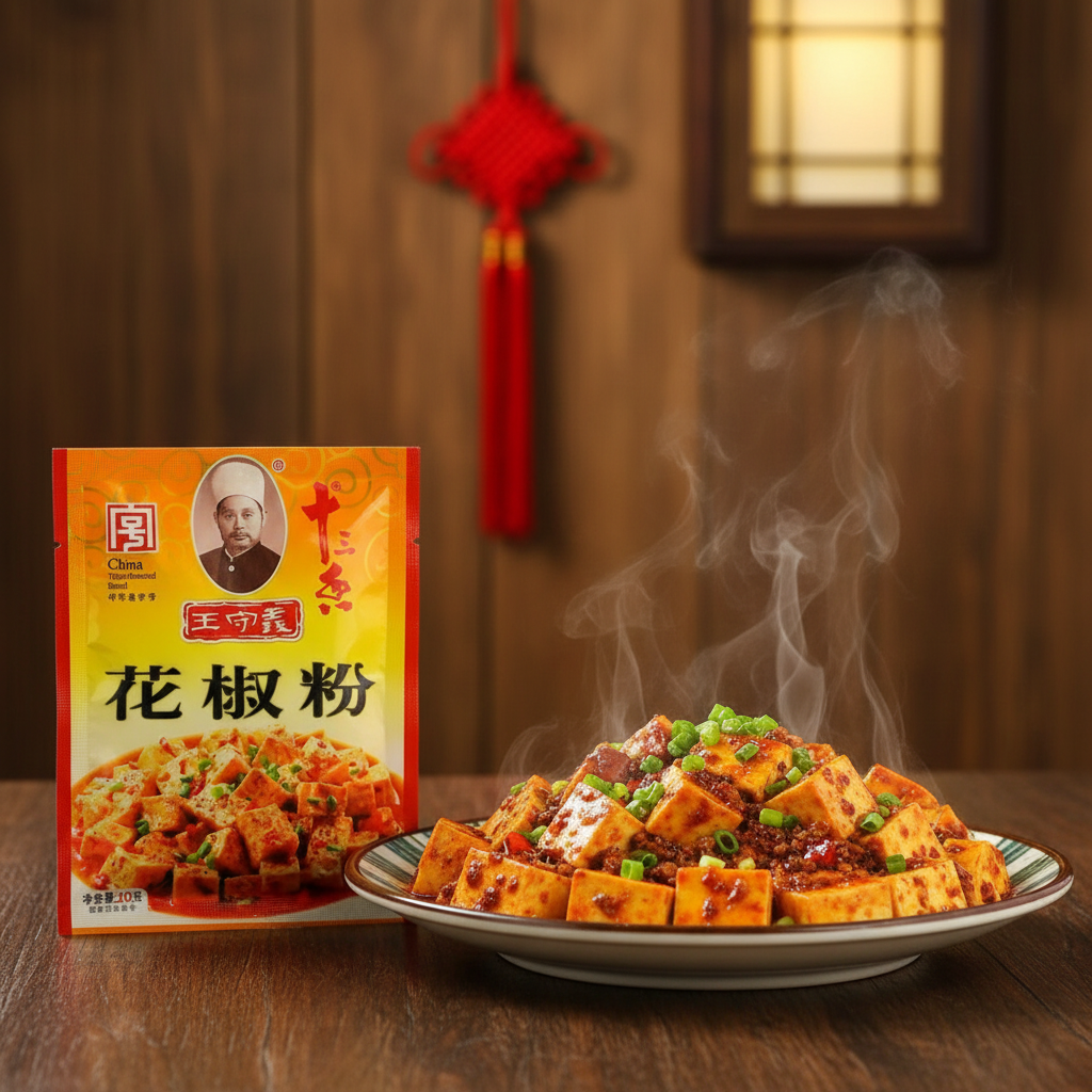 Pimenta Hua Jiao de Sichuan em pó(王守义花椒粉)- Ling Feng 20g