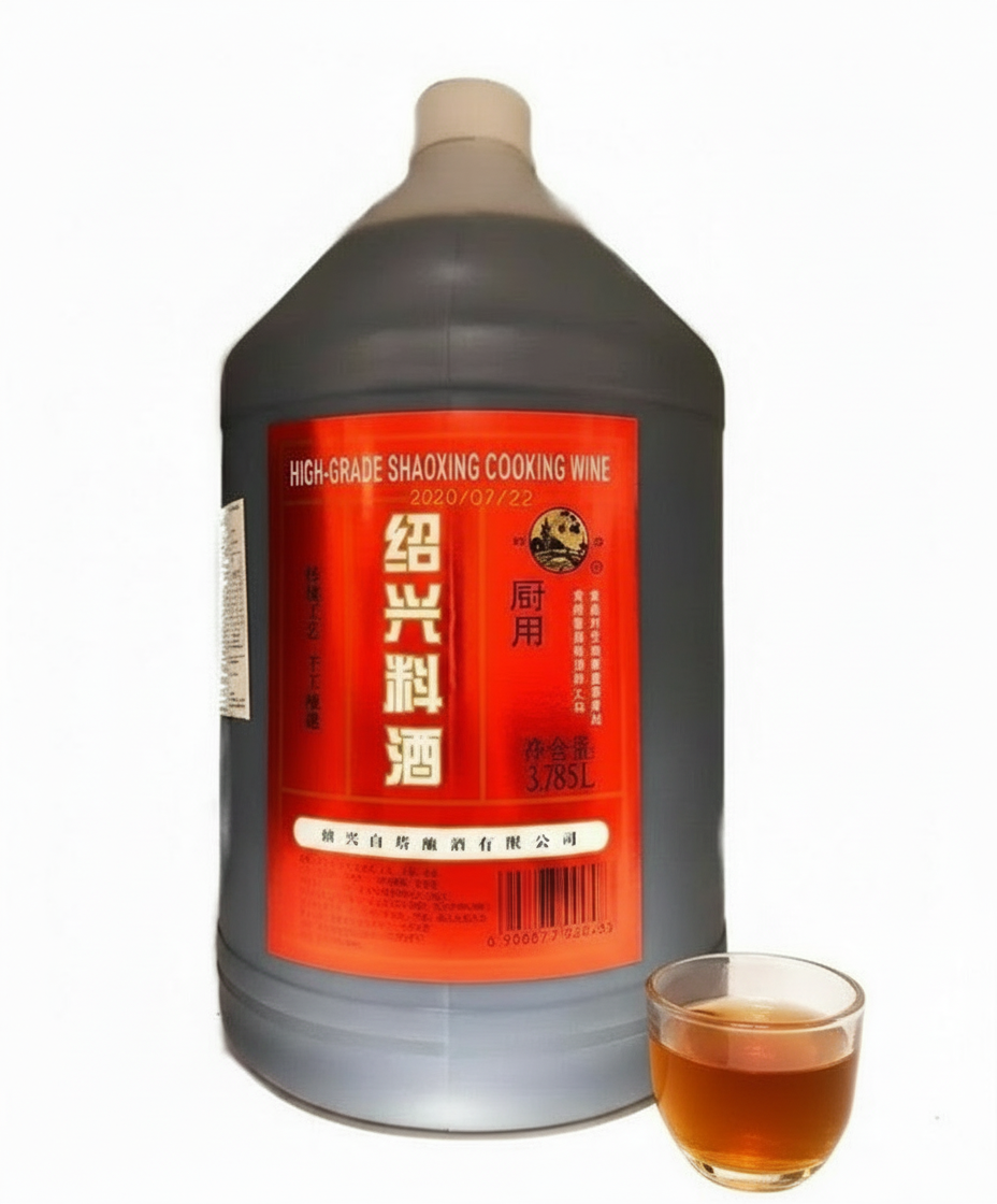 Vinho de arroz (Shaoxing) (白塔厨用绍兴料酒) - Gu Yue Long Shan 3L
