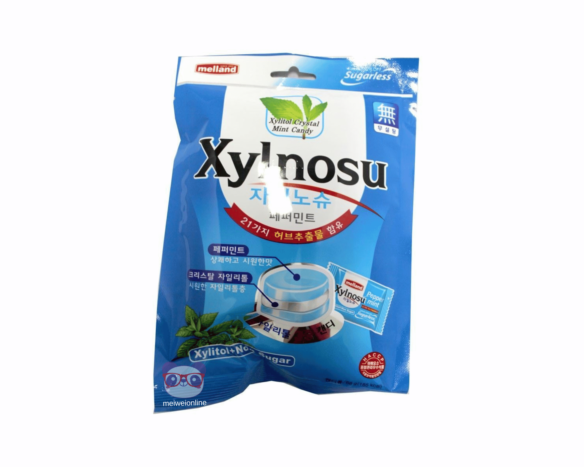 Bala Xylnosu de Menta - Melland - 68g