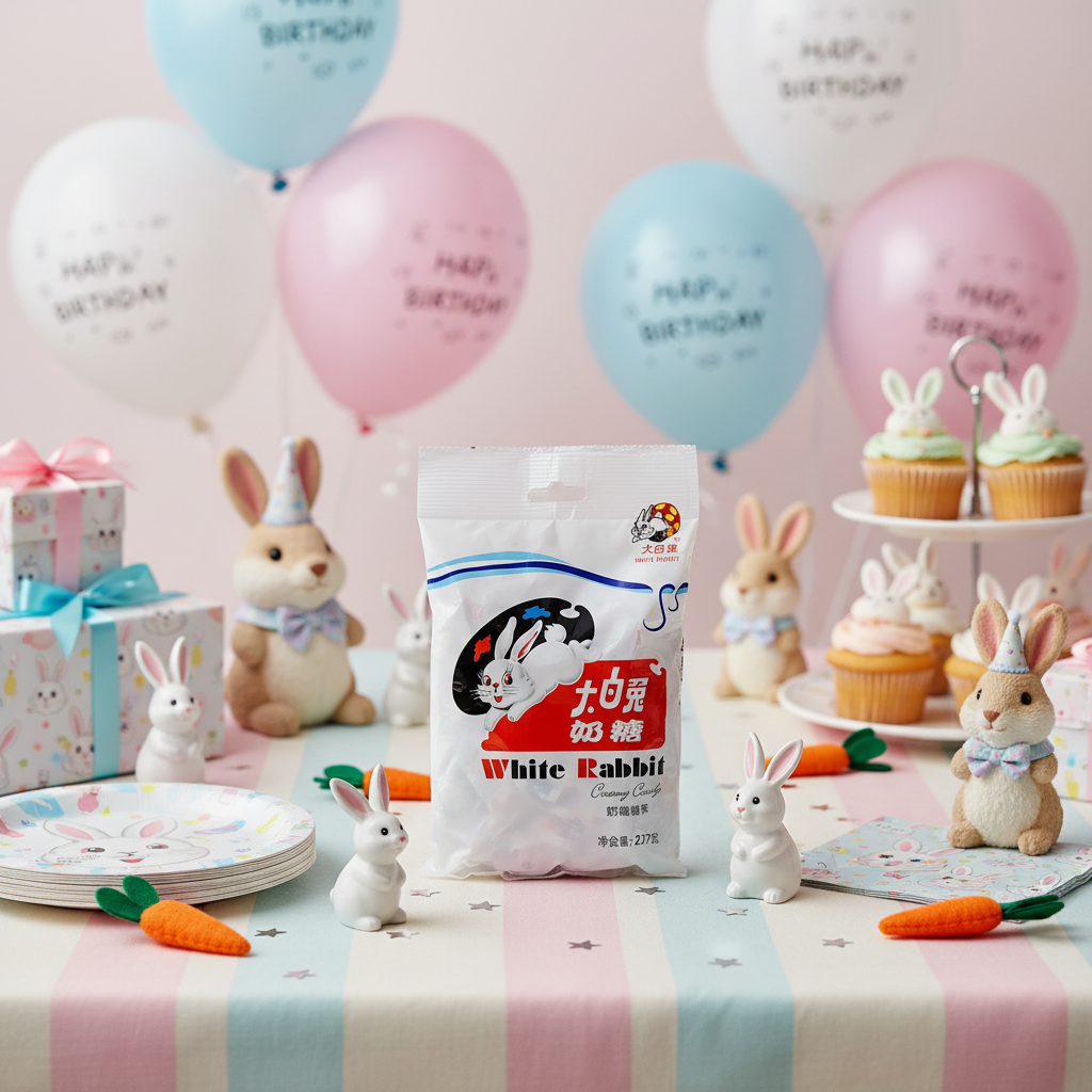 Bala de leite - White Rabbit 227g