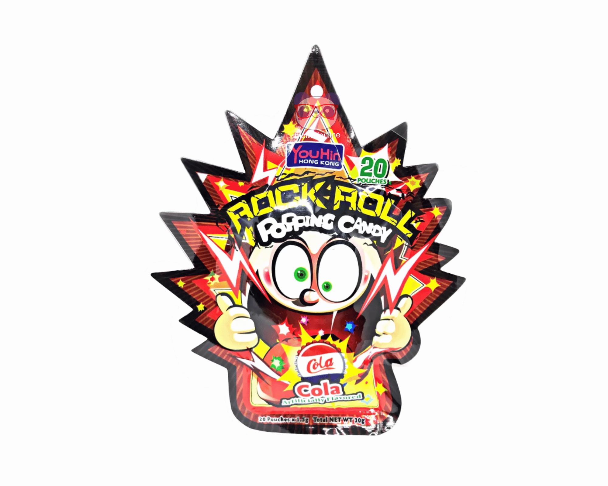 Bala Explosiva Sabor Cola - Rock Roll - 30g