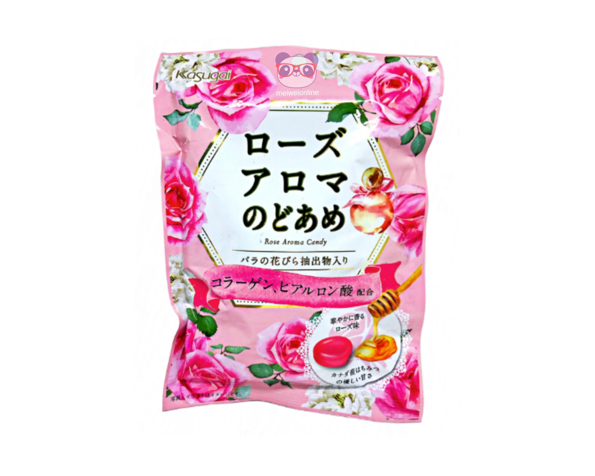 Bala de Rosas e Mel - Kasugai - 86g