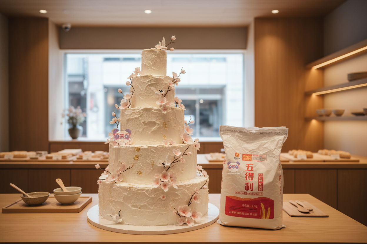 Farinha de Trigo Super Fina Wudeli 2,5kg - 五得利 超精小麦粉