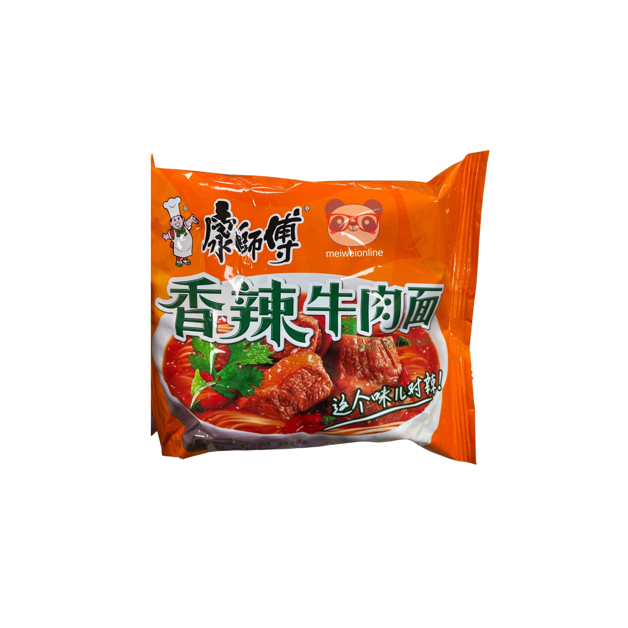 Macarrão instantâneo (Lamen) sabor carne picante - Master Kong 100g