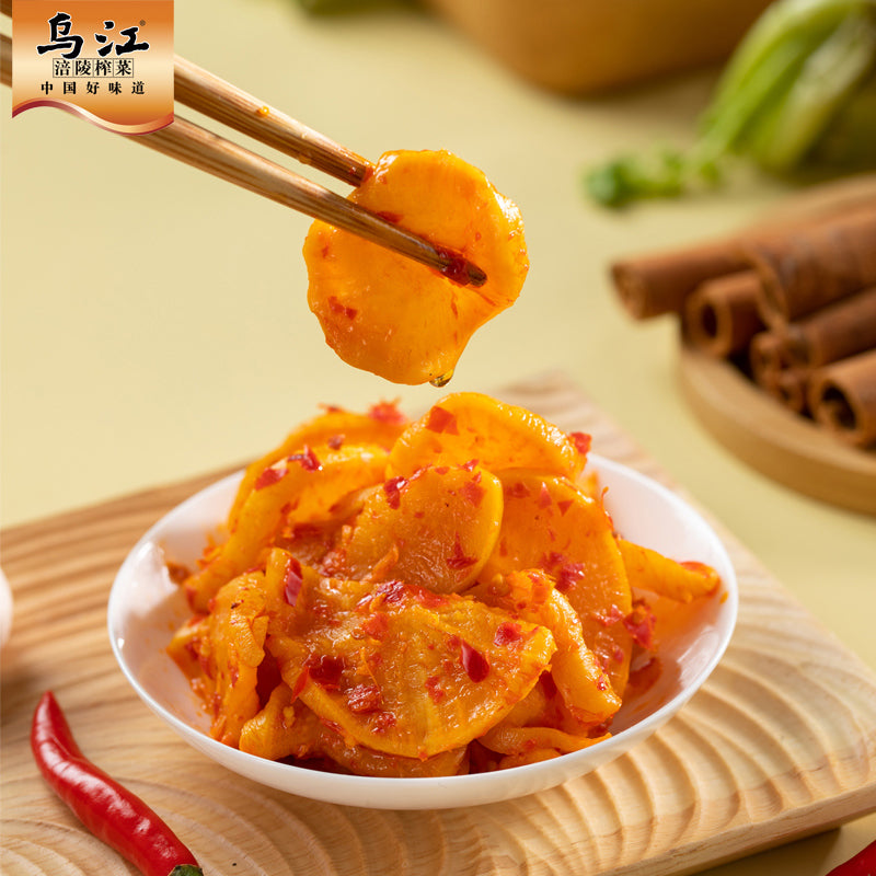 Mostarda crocante picante em conserva - Wujiang 230g