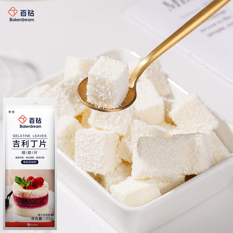 Folhas de gelatina Baizuan - Bakerdream 25g