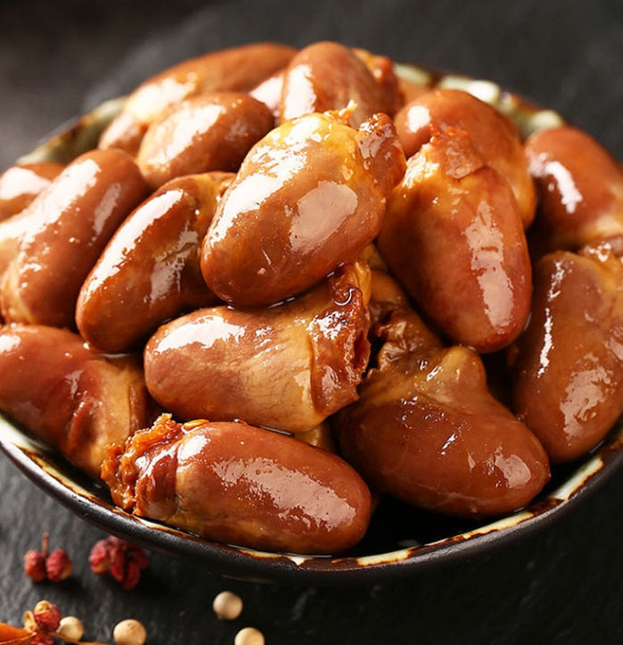 Aperitivo Coração de pato picante - Niu Hai Ge 50g