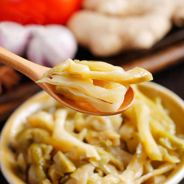 Mostarda em conserva picante Yuquan (Zha Cai) - Fish Well 80g