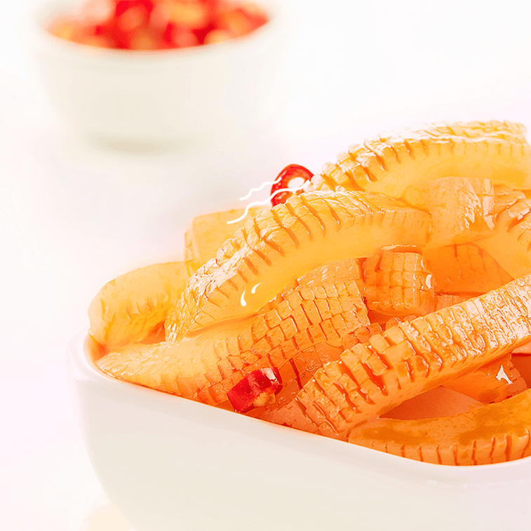 Tiras de konjac apimentado - WeiLong 80g