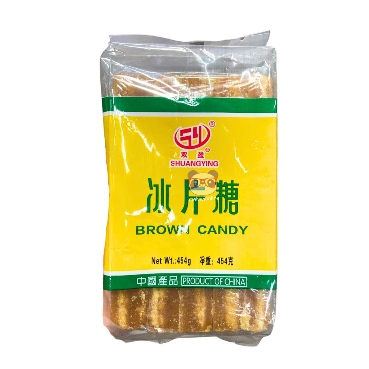 Açúcar de cana (Rock Sugar) - Shuangying 454g