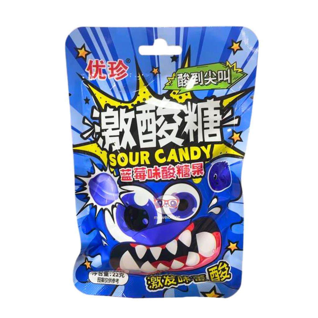 Bala azeda sabor blueberry - Youzhen 22g