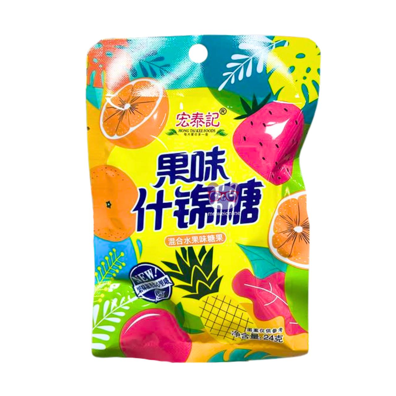 Balas de frutas sortidas - Hong Tai Kee 24g