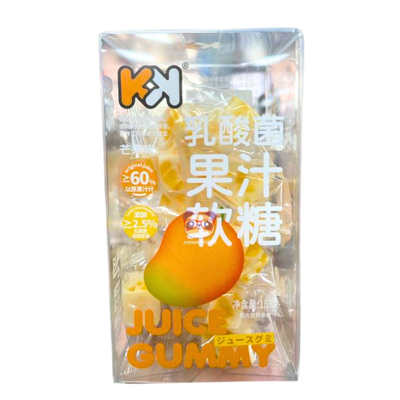 Bala de goma recheada com suco de manga - KK 158g