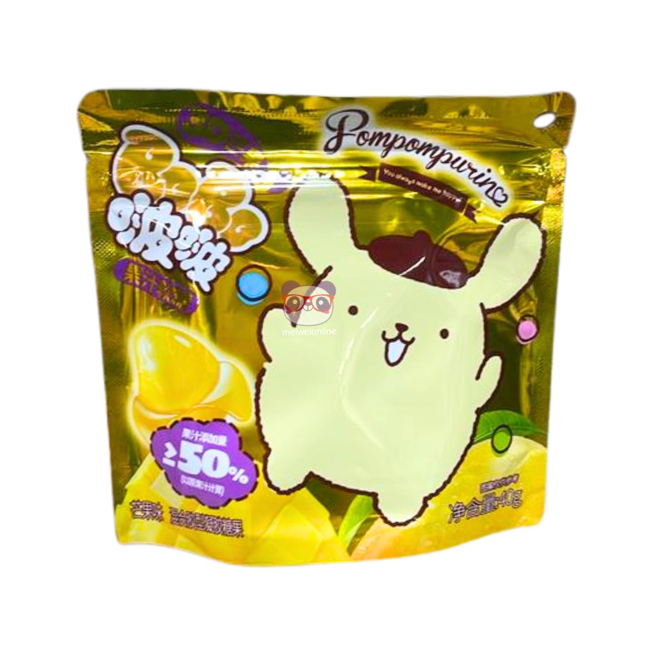 Bala de goma sabor manga Pompompurin - Sanrio 40g