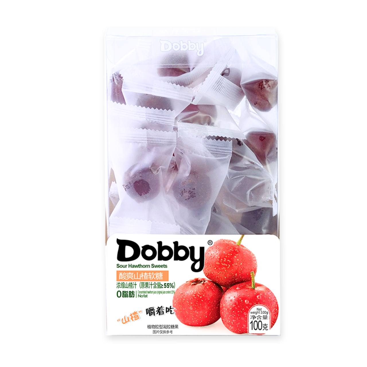 Bala macia de suco de fruta sabor espinheiro - Dobby 100g