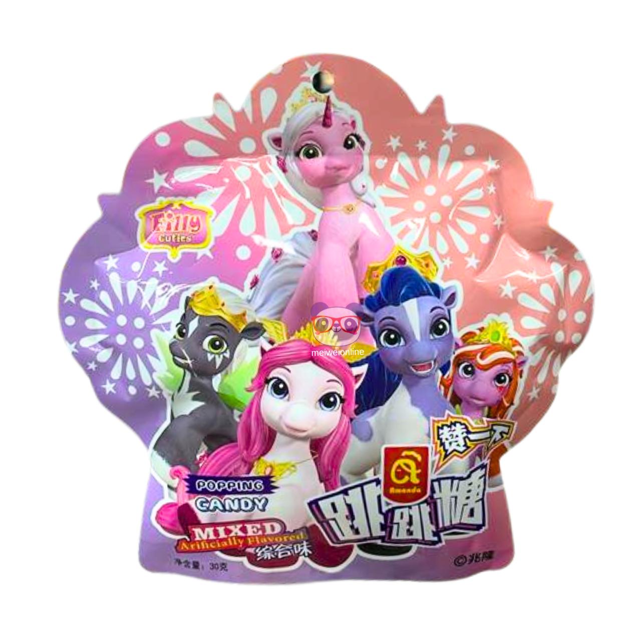 Bala explosiva sabor misto Filly Cuties (Popping Candy) - Amanda 30g