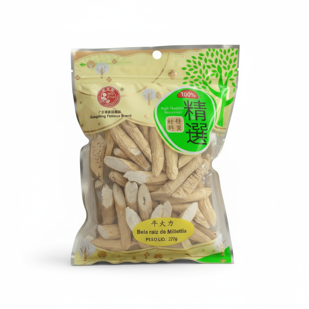 Bela Raiz de Millettia 227g – 牛大力 Erva Medicinal Tradicional Chinesa