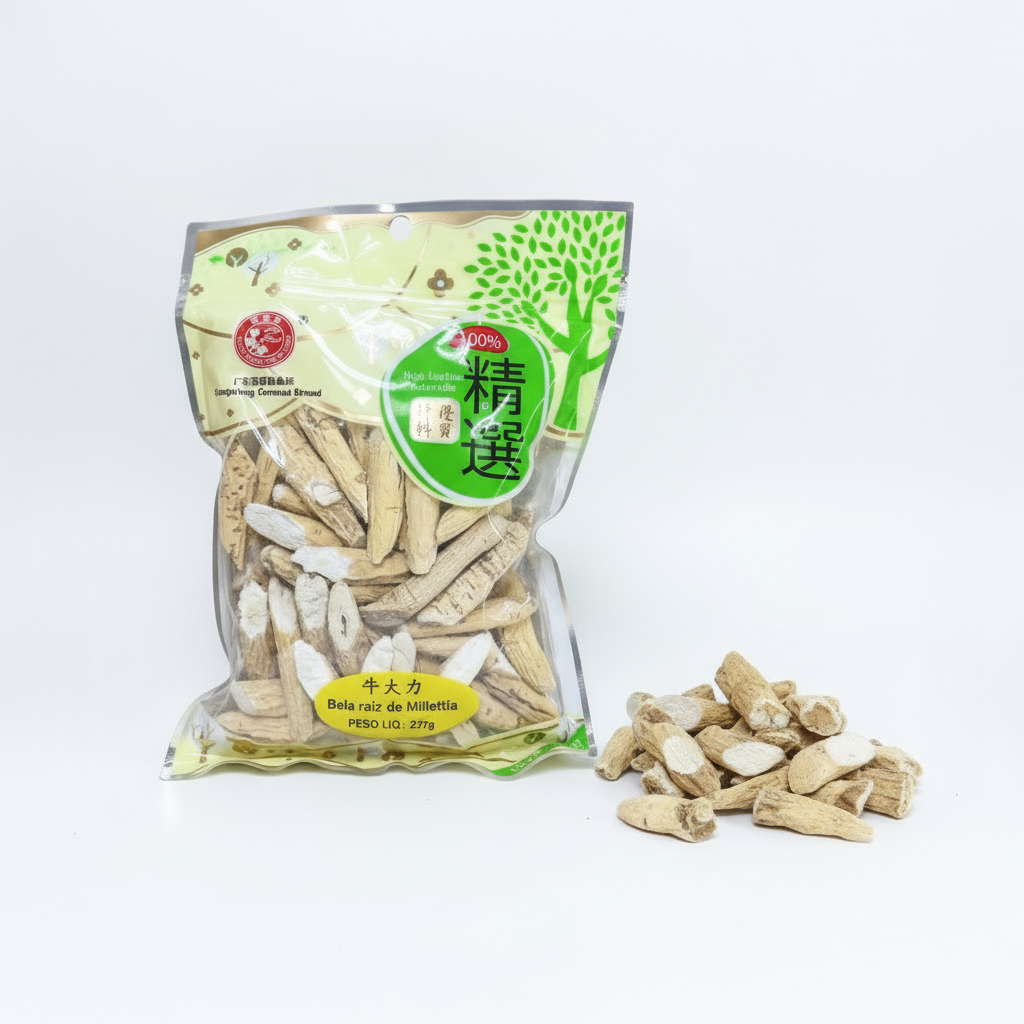 Bela Raiz de Millettia 227g – 牛大力 Erva Medicinal Tradicional Chinesa