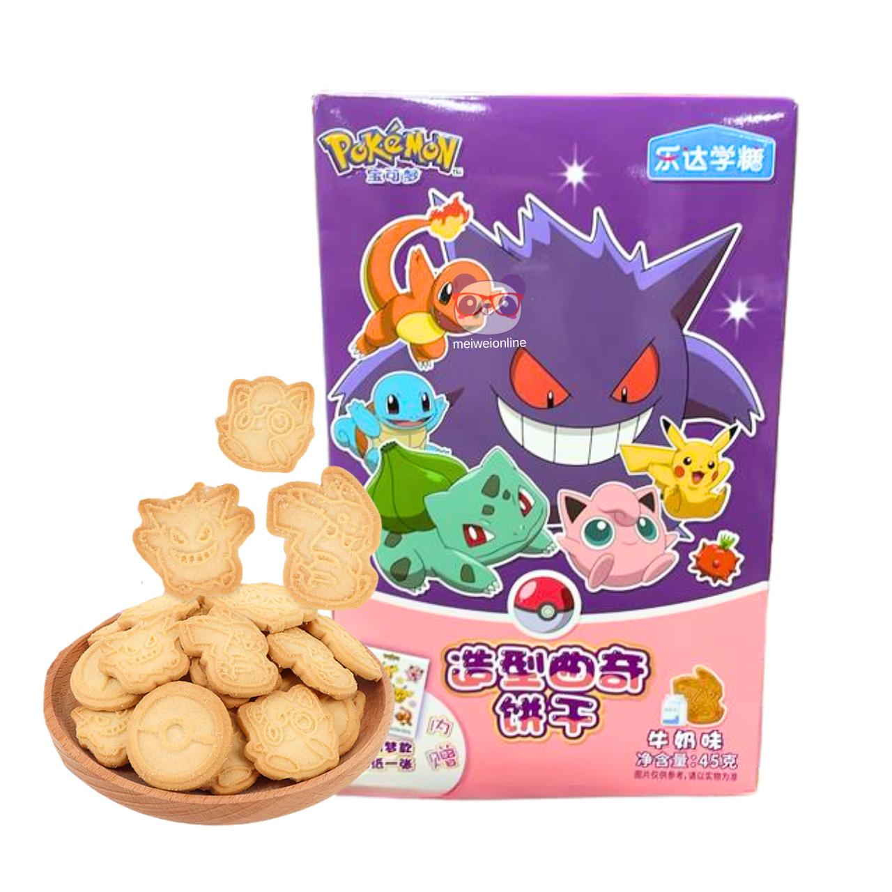 Biscoitos sabor leite Pokémon 40g