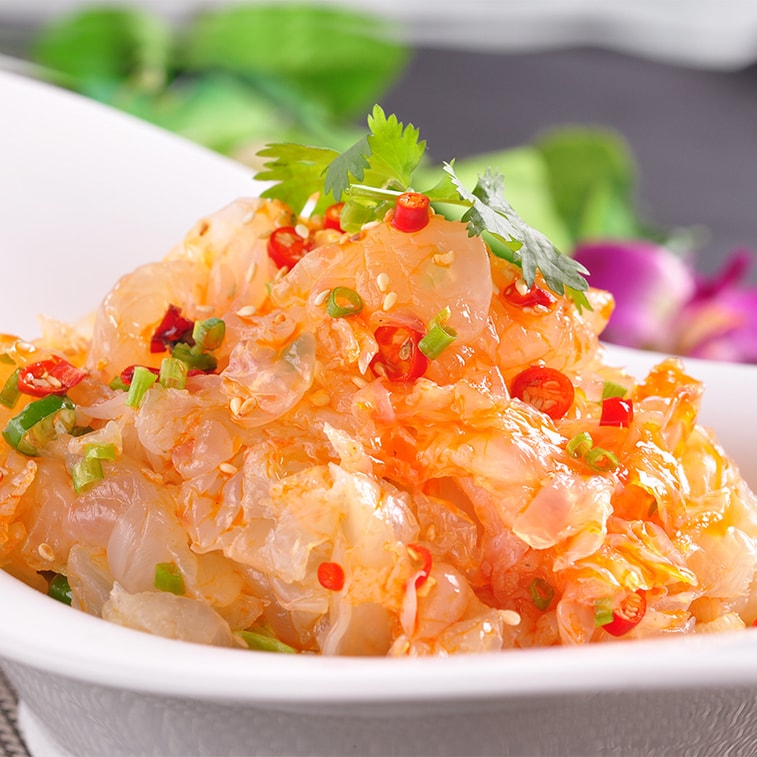 Pedaços de água viva super picante - MinYang 150g