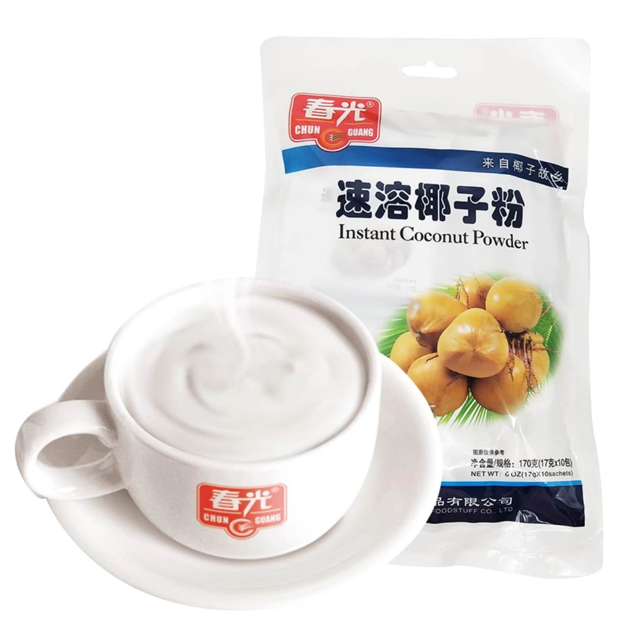 Chá coco em pó - Chun Guang 170g