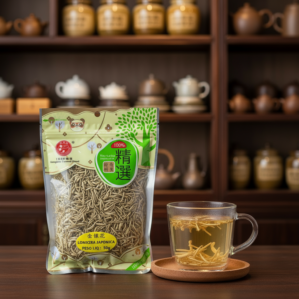 Chá de Flor de Lonicera Japonica 50g - 金银花