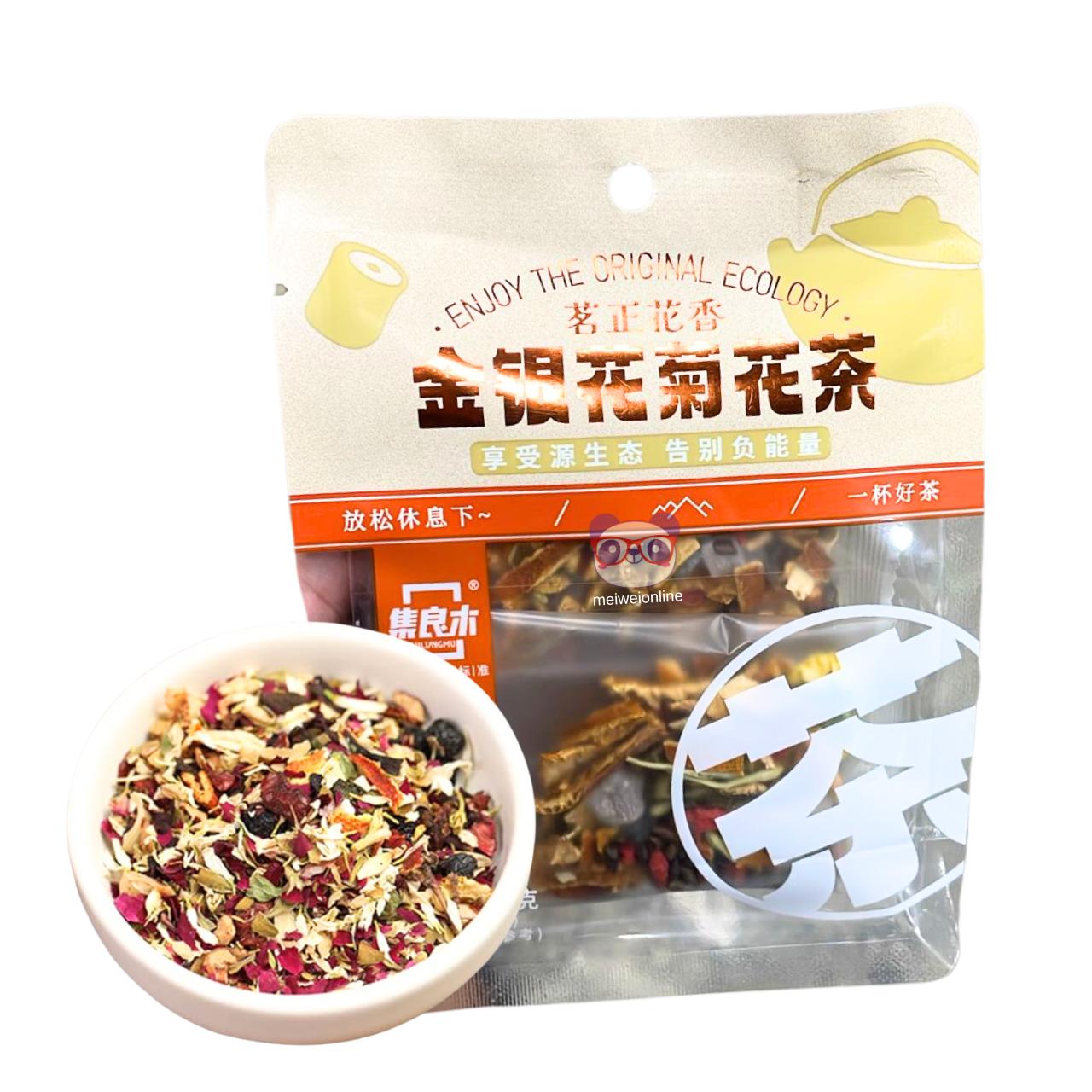 Chá misto de Crisântemo e Madressilva - Jiliangmu 60g