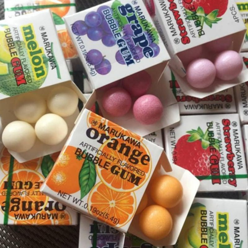 Goma de mascar (chiclete) 7 sabores - Marukawa
