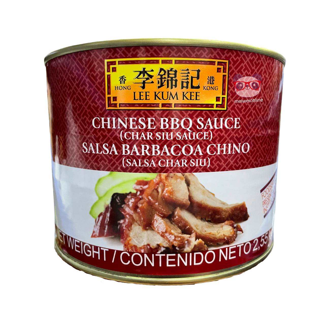 Molho de churrasco Char Siu Lee Kum Kee 2.55kg sabor autêntico barbecue chinês para carne de porco grelhada