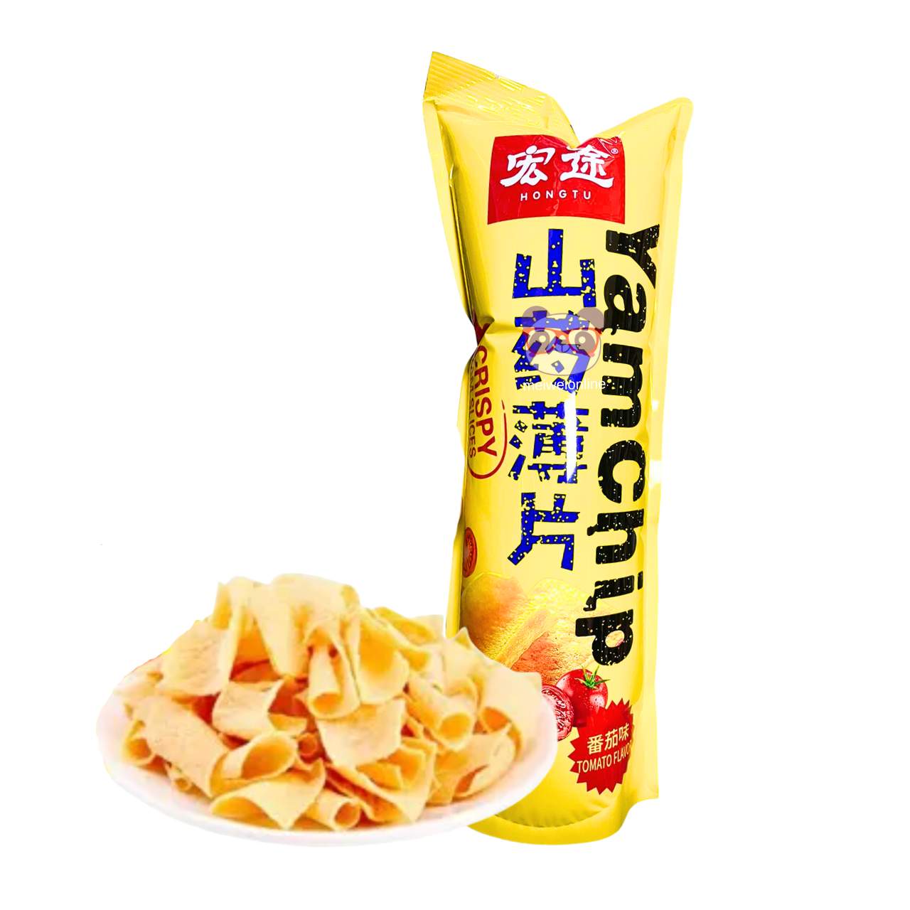 Chips de inhame sabor tomate - HongTu 90g