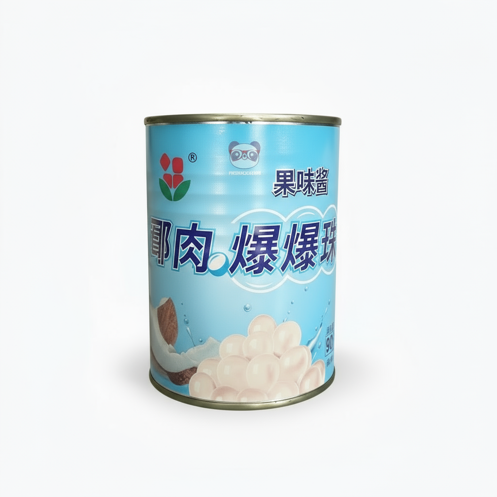 Popping Boba Coco com Esferas Explosivas 900g (椰肉爆爆珠)