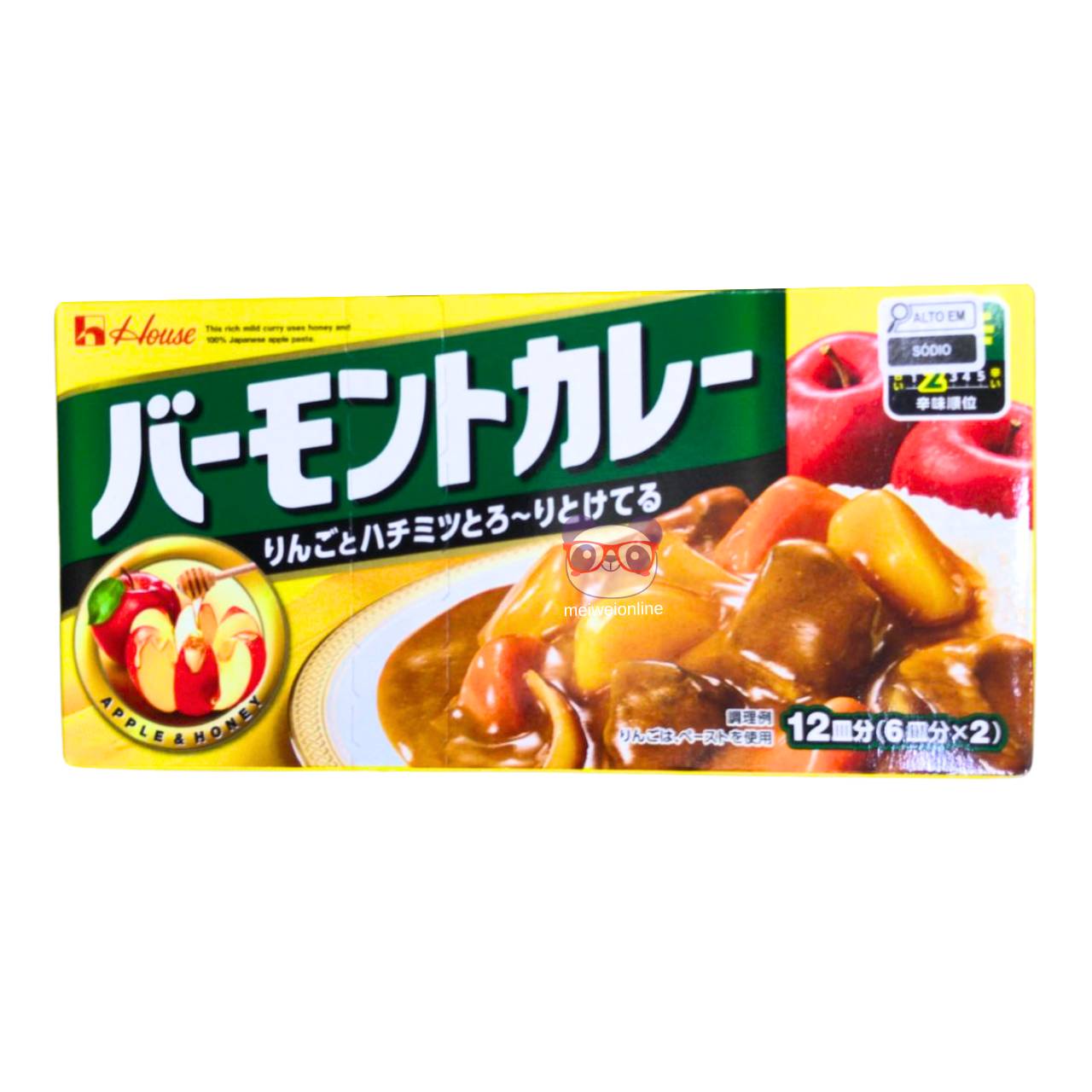 Curry Vermont Médio Hot - House Foods 230g