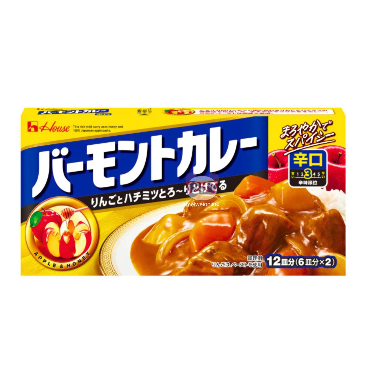 Curry Vermont Hot - House Foods 230g