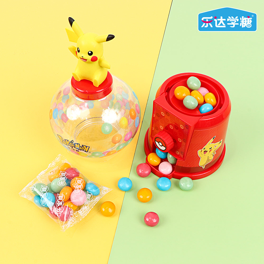 Balas sabor frutas Pokémon com porta balas Pikachu 80g