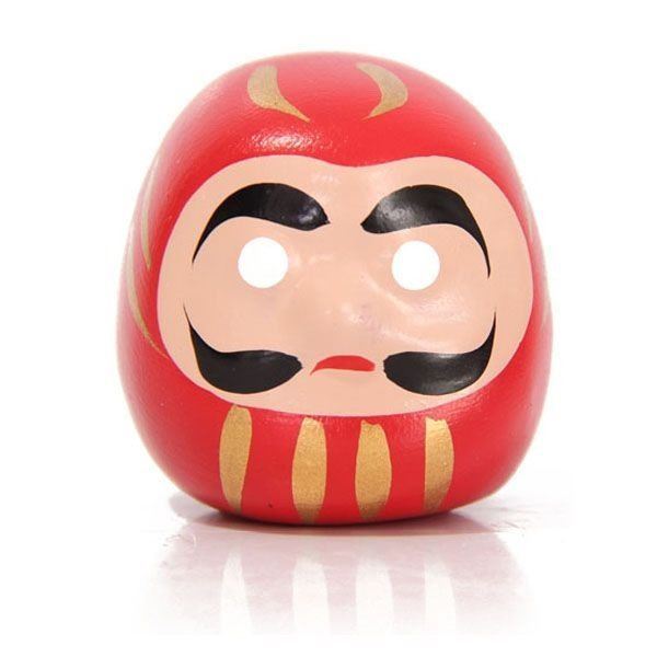 Boneco Daruma Omiyague Presente Buda Sorte Amuleto 4cm D4