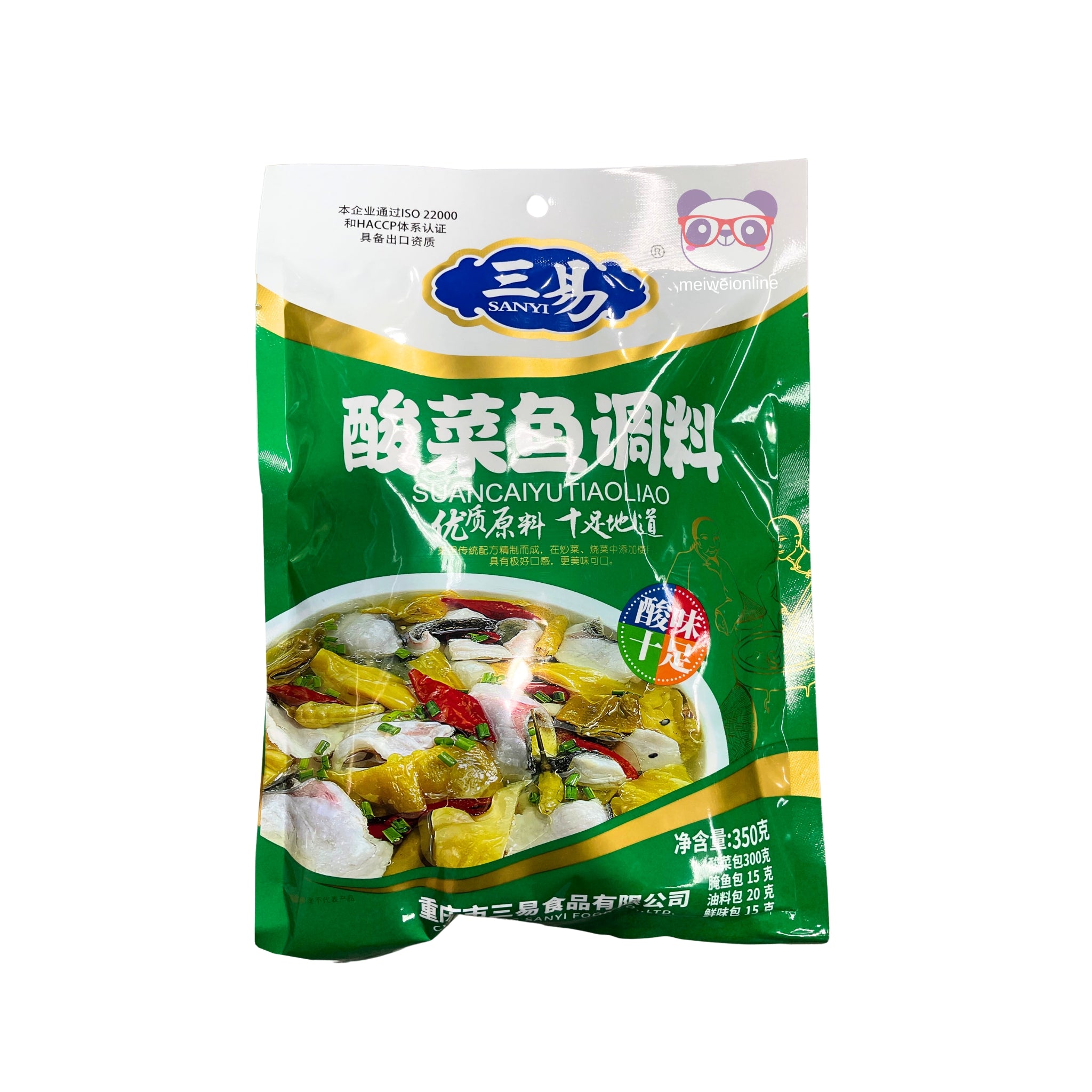 Tempero de chucrute para peixe - Sanyi 350g